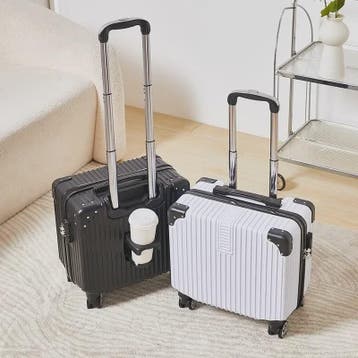 18-inch Trolley Koffer met Bekerhouder - Stijlvol en Praktis, Sieraden, Tassen en Uiterlijk, Koffers, Verzenden, Nieuw