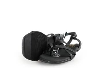 Oh My Sandals Sandalen in maat 37 Zwart, Kleding | Dames, Schoenen, Verzenden, Zwart, Sandalen of Muiltjes, Zo goed als nieuw