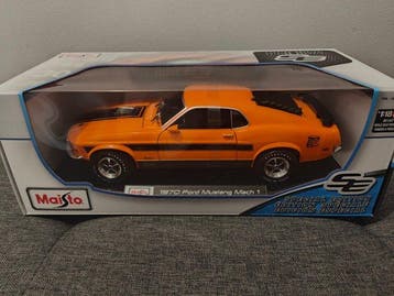Maisto 1:18 - Model sportwagen - 1970 Ford Mustang Mach 1, Nieuw