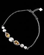 Citrien - Zilver, De Magneet van Welvaart - Armband Citrien