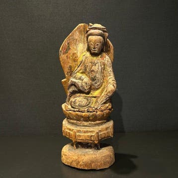 Ming houten Quanyin - Hout - China - Ming Dynastie