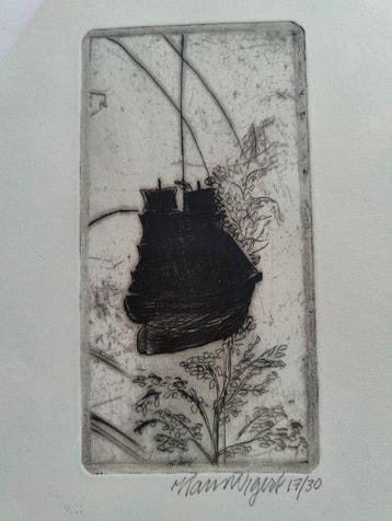 Hans Wigert (1932-2015) - Votive ship
