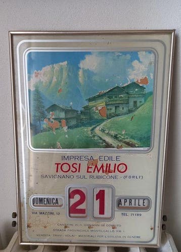 Eeuwigdurende kalender - Perpetuo - Italië - Edile Tosi
