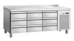 Bartscher Koelwerkbank | 420L | 9 Laden 1/1 GN | 0°C/+10°C |, Ophalen of Verzenden, Nieuw