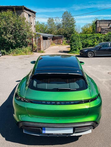 Porsche Taycan Cross Turismo carbon kofferbak dak spoiler, Verzenden
