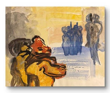 Marcus de Vestele (1941-2024) - Composition Cobra à la
