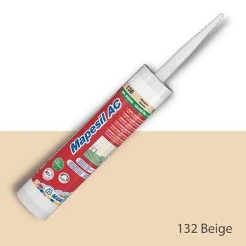 Mapei Mapesil AC - Siliconenkit - 310ml - Beige 132, Ophalen of Verzenden, Nieuw, Keramiek
