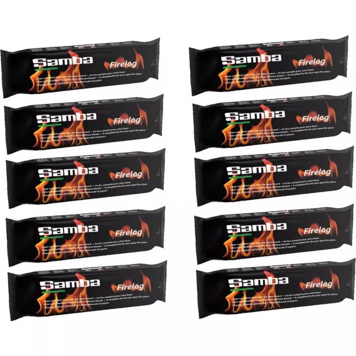 Samba haardblokken - paraffine en geperst hout - geurloos..., Tuin en Terras, Barbecue-accessoires, Nieuw, Ophalen of Verzenden