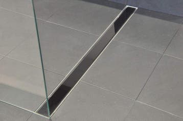 Glasrooster zwart 70x7 tbv RVS douchegoot, Verzenden, Nieuw
