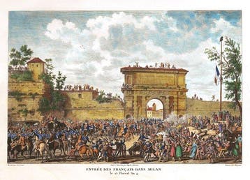Italië - Milan; Vernet / Couché - Entree des Francais dans, Nieuw