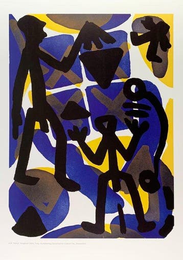 A.R. Penck (after) - Vergleich I - Contempory Artprint - 70