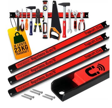 Magnetische Gereedschapsstrip 3 stuks 45cm (Voor in Huis), Verzenden, Nieuw