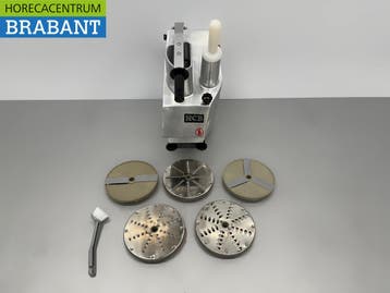 HCB Groentesnijmachine met 2 snijschijven en 3 raspen 230V, Ophalen of Verzenden, Nieuw in verpakking