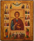 Icoon - Russische orthodoxe icoon Leven van