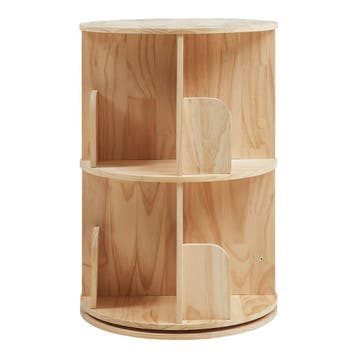 Kinderboekenkast Chasek 65xØ44 cm naturel [en.casa], Verzenden, Nieuw