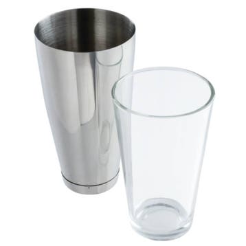 Boston Shaker 800ml en Glas 455ml, Verzenden