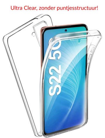 Galaxy S22 360° Ultra Clear Hybrid PC + TPU Hoesje, Ophalen of Verzenden, Nieuw