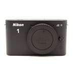 Nikon 1 J2 Camera Body Zwart (Occasion) - 5660 Opnamen, Ophalen of Verzenden, Zo goed als nieuw, Nikon, Minder dan 4 keer