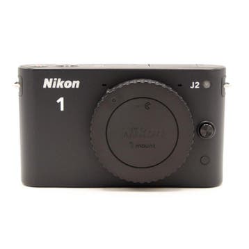Nikon 1 J2 Camera Body Zwart (Occasion) - 5660 Opnamen, Ophalen of Verzenden, Zo goed als nieuw, Nikon, Minder dan 4 keer