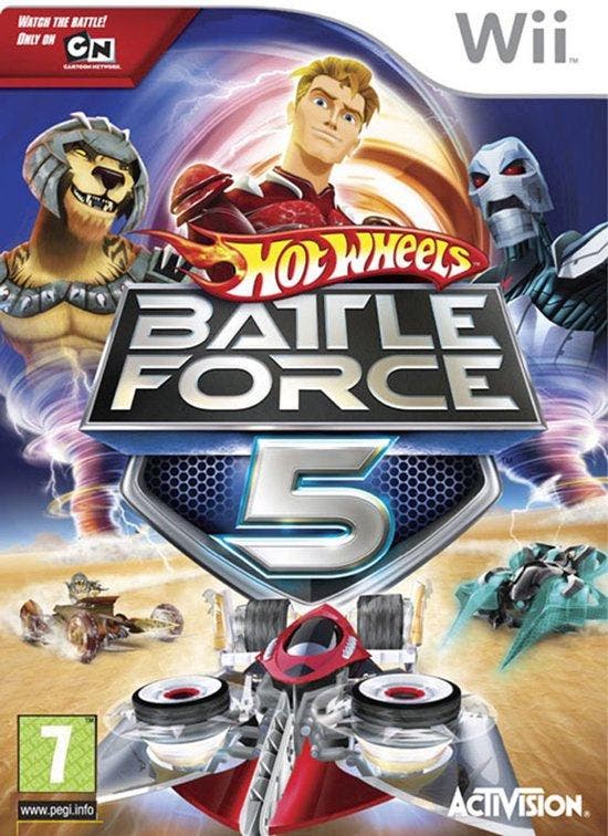 Hot Wheels Battle Force 5 (Wii Games), Spelcomputers en Games, Games | Nintendo Wii, Zo goed als nieuw, Ophalen of Verzenden