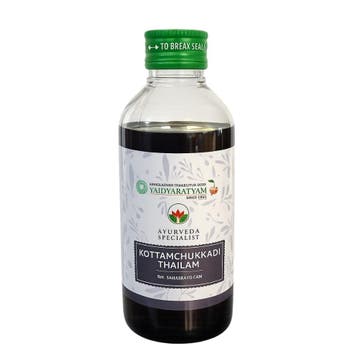 Kottamchukkadi Thailam (Olie) 200 ml - Vaidyaratnam, Ophalen of Verzenden, Nieuw