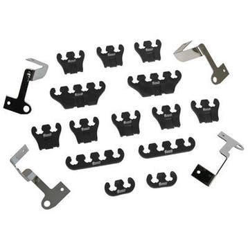 Bougiekabel geleiders zwart/chroom, Auto-onderdelen, Elektronica en Kabels, Ophalen of Verzenden, Nieuw