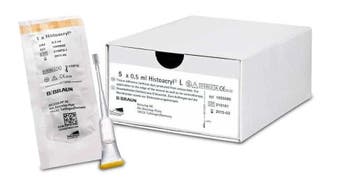 Histoacryl wond- en huidlijm 0,5 ml – 5 ampullen kleurloos |, Verzenden, Nieuw