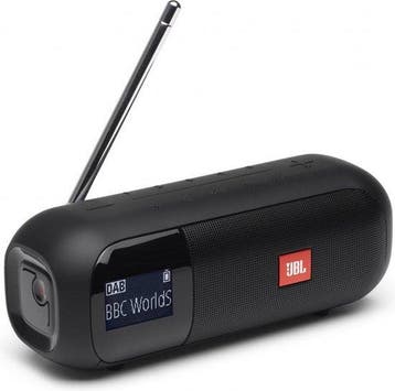 JBL Tuner 2 - Draagbare DAB+ Radio Met Bluetooth - Zwart (Ni, Verzenden, Nieuw