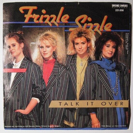 Frizzle Sizzle - Talk it over - Single, Cd's en Dvd's, Vinyl Singles, Verzenden