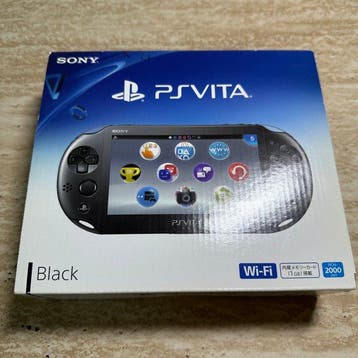 Sony - psvita - PS Vita PCH-2000 Black Console Boxed Burn-In, Spelcomputers en Games, Nieuw