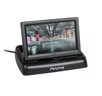 Opklapbaar LCD scherm - 4,3 TFT - voor twee cameras, Ophalen of Verzenden, Nieuw