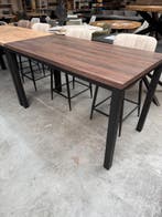 Duncan bartafel, kleur dark almond, Nieuw, Overige materialen