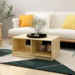 vidaXL 809906  Salontafel 75x50x33,5 cm Massief Hout Grenen, Huis en Inrichting, Tafels | Salontafels, 50 tot 100 cm, Verzenden