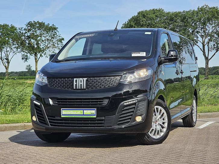Fiat Scudo 2.0, Auto's, Bestelauto's, Lease, Automaat, Financial lease, Zwart, Fiat, Diesel, Euro 6, Gebruikt