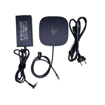 HP USB-C G5 Essential Dock inc 120W voeding, Docking station, Laptop, Refurbished, Ophalen of Verzenden