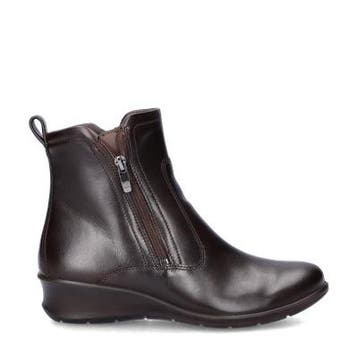 Ecco Felicia rits- & gesloten boots voor dames, Kleding | Dames, Ecco, Bruin, Verzenden, Lage of Enkellaarzen