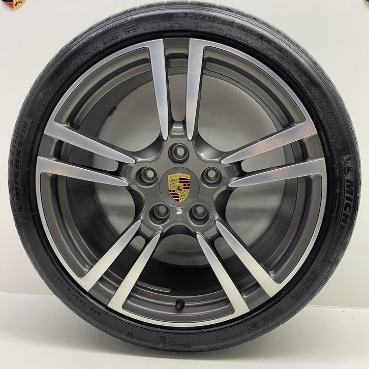 Porsche Boxster/Cayman (987 I+II) 19inch Turbo II met banden, Auto-onderdelen, Banden en Velgen, 19 inch, Zomerbanden, 265 mm