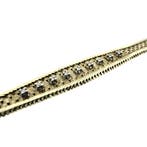 Gouden armband met diamant; 0,27 ct. | 19 cm, Gebruikt, Overige kleuren, Ophalen of Verzenden, Met edelsteen