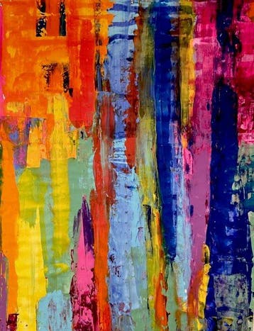 Jane Grieco (XX-XXI) - Cascada de colores - XXL