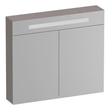 Brauer Promise Deluxe Spiegelkast - 80 cm - met Verlichting, Ophalen of Verzenden, Nieuw