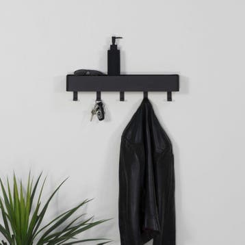 Spinder Design Dax Play 5 wandkapstok - zwart, Verzenden, Nieuw