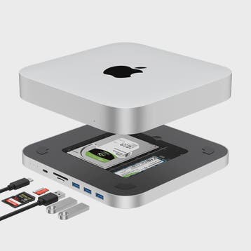 Qwiizlab USB-C Hub Docking Station voor Mac Mini M2/M1 met D, Computers en Software, Dockingstations, Verzenden, Nieuw