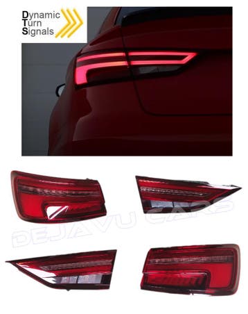 Facelift Dynamische LED Achterlichten voor Audi A3 8V Sedan, Ophalen of Verzenden