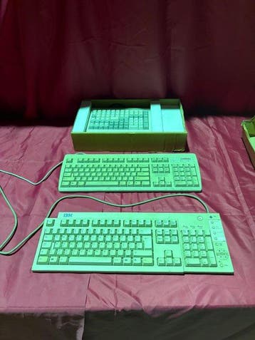 Compaq Partij 3 vintage computertoetsenborden – IBM, Compaq, Nieuw