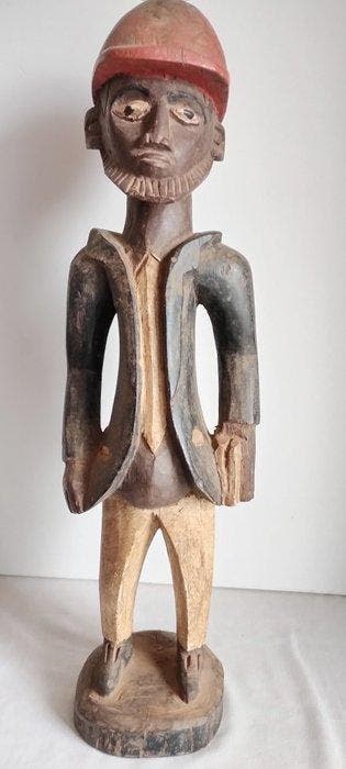 Colon , origine côte divoire - sculptuur - Ivoorkust, Antiek en Kunst