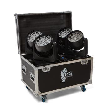 Led Wash Movinghead MH1915AURA (set-4st) nieuw incl garantie, Muziek en Instrumenten, Licht en Laser, Ophalen of Verzenden, Nieuw