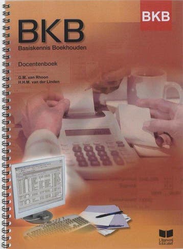 Bkb Basiskennis Boekhouden / Deel Docentenboek - van Rhoon, Boeken, Verzenden, Gelezen