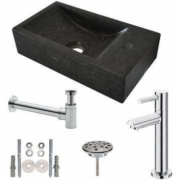 Wiesbaden Fonteinset Hardstenen Fontein - 40x22x10cm -, Ophalen of Verzenden, Nieuw