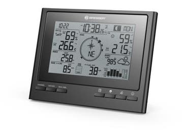 Bresser Weerstation ClimateScout - 7-in1 Zwart - Draadloos -, Verzenden, Nieuw