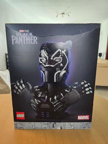 Lego Set - 76215 - Marvel - Black Panther Helmet, Nieuw